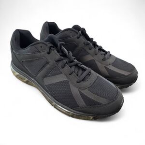 SafeTstep Men’s Black Slip Resistant Comfort Work Shoes Sneakers Size 10.5W Wide